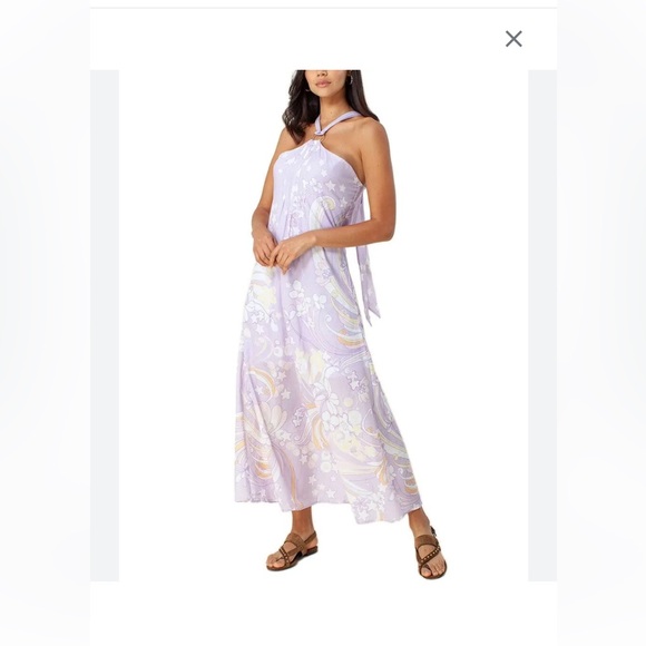 Hale Bob Lavender maxi  Dress with POCKETS 🥰 - Picture 1 of 8